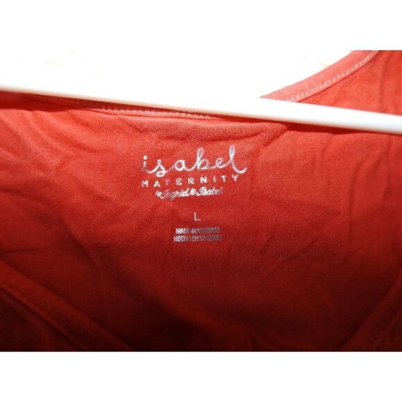 Isabel Maternity by Ingrid & Isabel L Striped Tank Dress Long  Ruched Sides - Picture 2 of 6